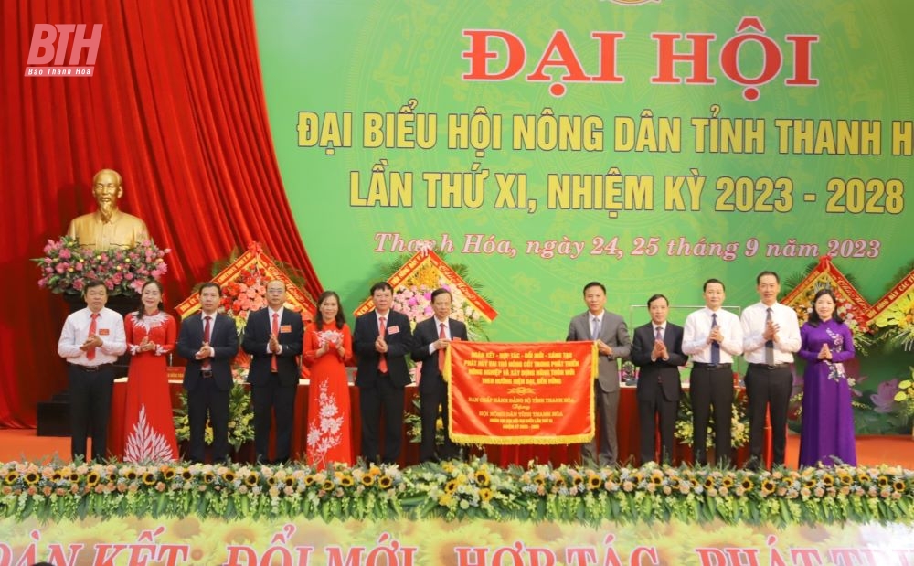 Đại hội đại biểu Hội Nông dân tỉnh Thanh Hóa khóa XI, nhiệm kỳ 2023-2028 thành công tốt đẹp
