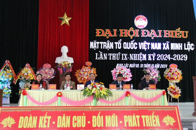 Hậu Lộc: Đại hội đại biểu MTTQ Việt Nam xã Minh Lộc lần thứ IX: 4 nhiệm vụ trọng tâm và 4 khâu đột phá.
